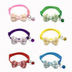 Pet Bow Bell Collars