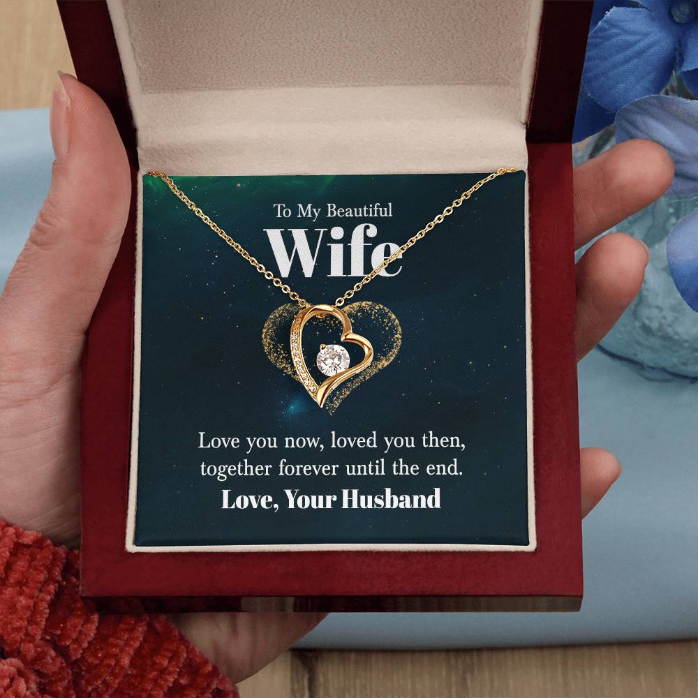 Forever Love Necklace - For My Wife Love You Now