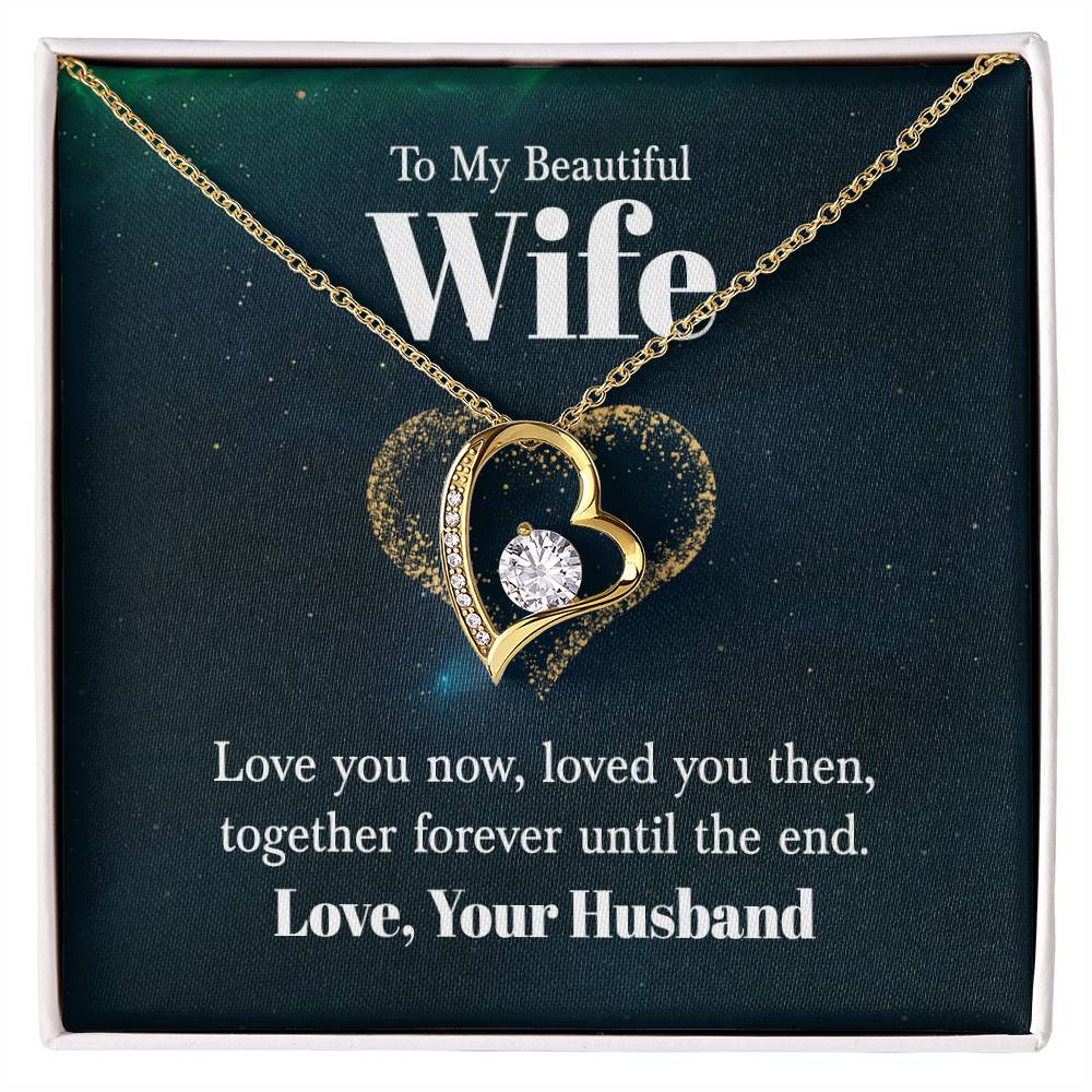 Forever Love Necklace - For My Wife Love You Now