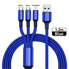 3 in 1 Type C USB Cable