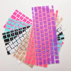 Candy Colors Silicone Keyboard Cover Sticker