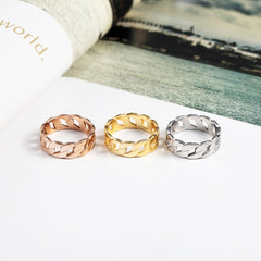 Elegant Infinity Link Ring