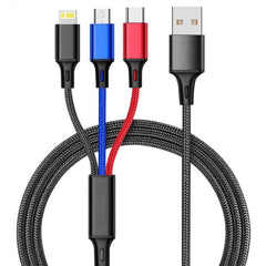 3 in 1 Type C USB Cable